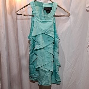Attention Aqua Sleeveless Top